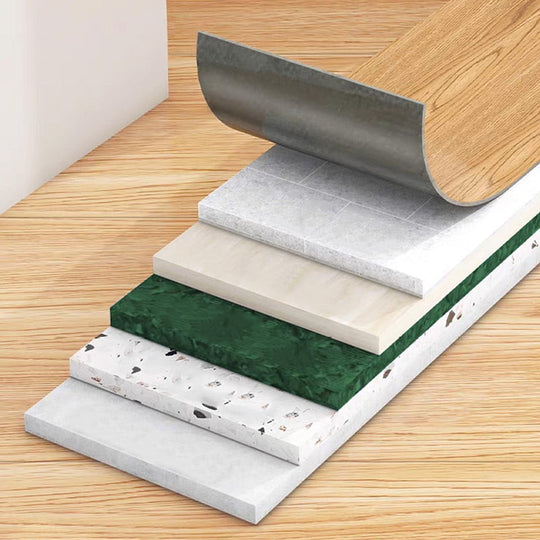 🧱(36 polgadas × 6 polgadas × 1/8 polgada)🏠 Baldosas de chan autoadhesivas con gran de madeira, autoadhesivas, impermeables &  Instalación sinxela por ti mesmo 🌿