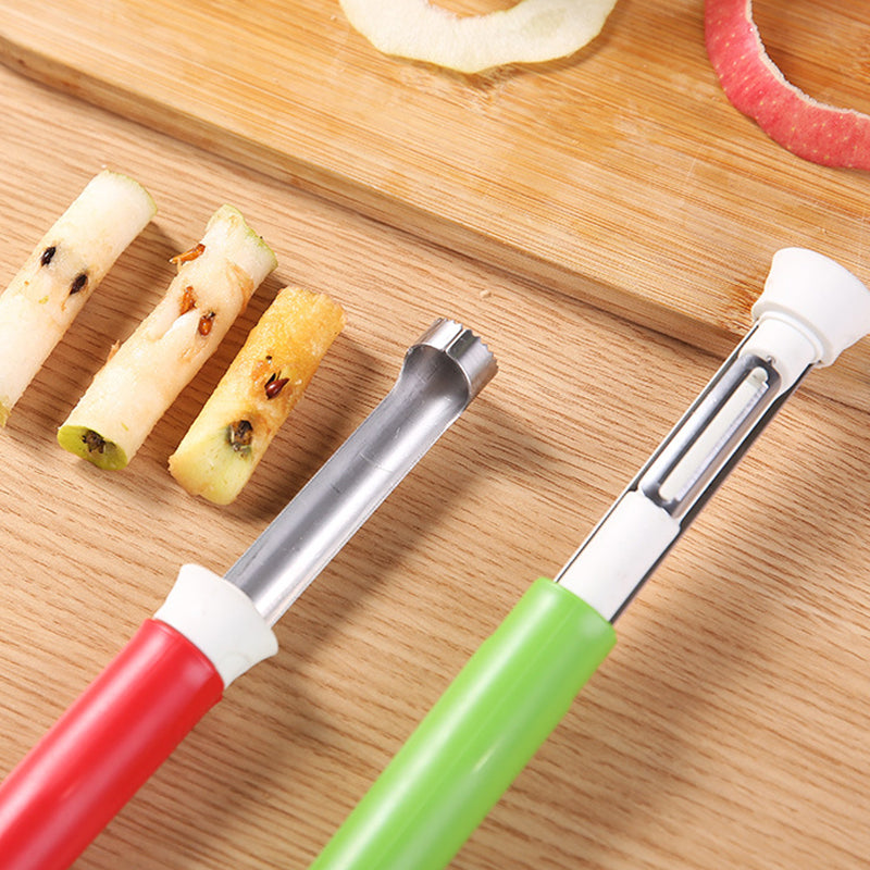 🎁2026 New Arrivals 50% OFF💥2-in-1 Apple Corer & Peeler – Stainless steel – 95K+ sold – perfect for quick fruit prep – easy to use and clean ✨🥧🍏