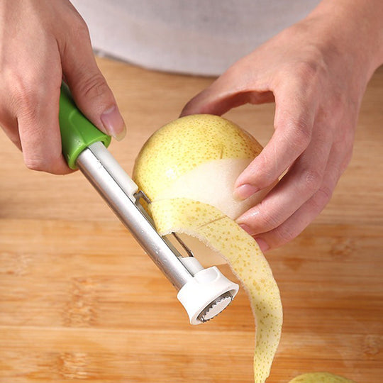 🎁2026 New Arrivals 50% OFF💥2-in-1 Apple Corer & Peeler – Stainless steel – 95K+ sold – perfect for quick fruit prep – easy to use and clean ✨🥧🍏