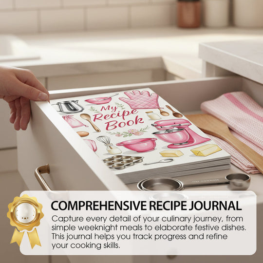 104 Sheets Notebook for Recipes