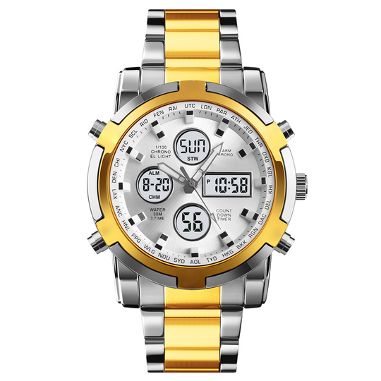 ⌚ 50% OFF NOW! 🪖 Men‘s Military Watch – Analog-Digital Display, Waterproof & Shock-Resistant 🛡️