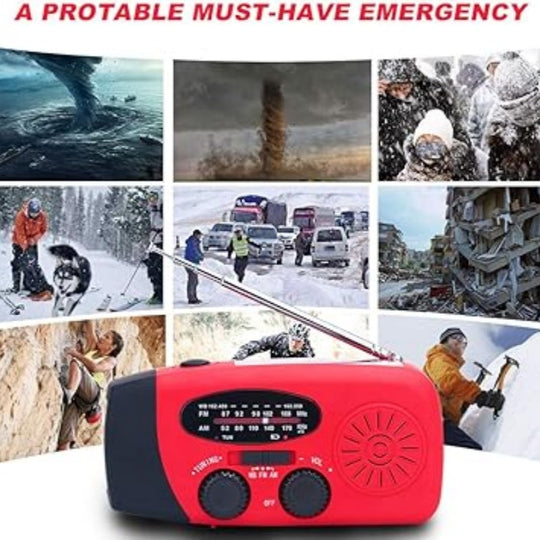 🔥Nuovi arrivi 2026: sconto del 50% per un periodo limitato!🔥Radio multifunzione Draagbare Noodradio op Zone-energie