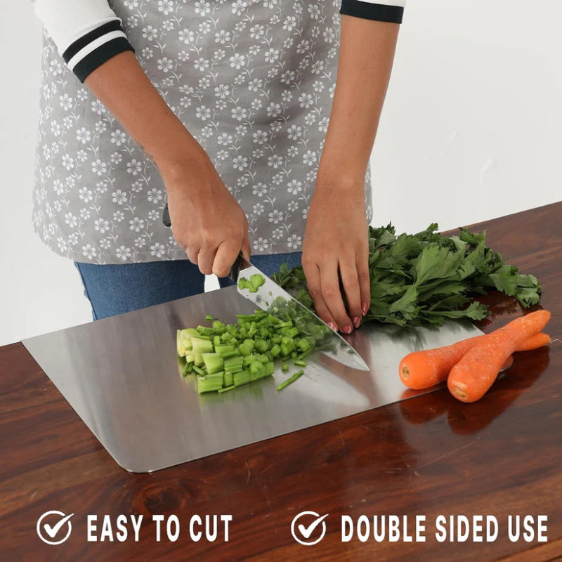 🔪 50% OFF NOW! ✨ Stainless Steel Countertop Chopping Board – Hygienic, Knife-Friendly & Easy-Clean Surface for a Safer Kitchen 🍽️
