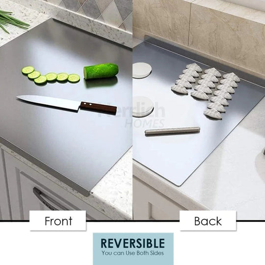 🔪 50% OFF NOW! ✨ Stainless Steel Countertop Chopping Board – Hygienic, Knife-Friendly & Easy-Clean Surface for a Safer Kitchen 🍽️