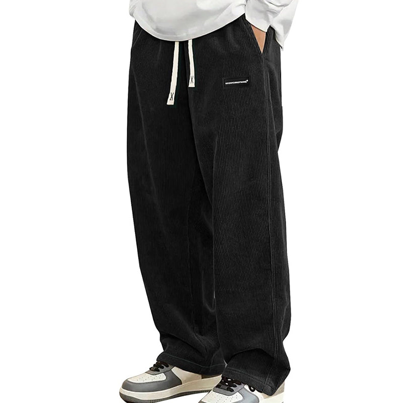 🔥Hot Sale 50% OFF🔥Men's Loose-Fit Drawstring Pants with Pockets