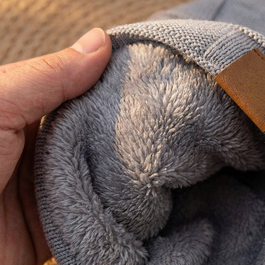 Winter Warm Beanie Hat with Face Cover