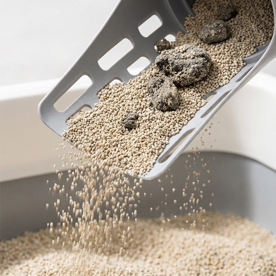🐱 50% OFF NOW!✨ Cat Litter Scoop with Integrated Trash Can – Efficient Sifting & Large Capacity – Hygienic Essential 🗑️