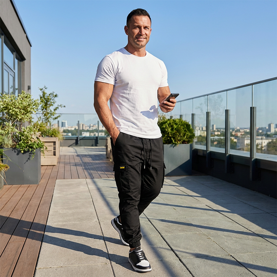 📢📢50% OFF !! ⏰Men's Casual Cargo Trousers with Drawstring🔥