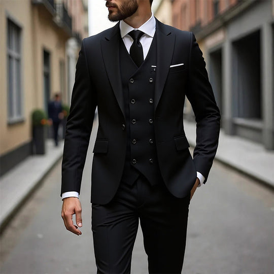 ⏳Time-Limited Special⏰Men's Slim-Fit 3-Piece Suit Set