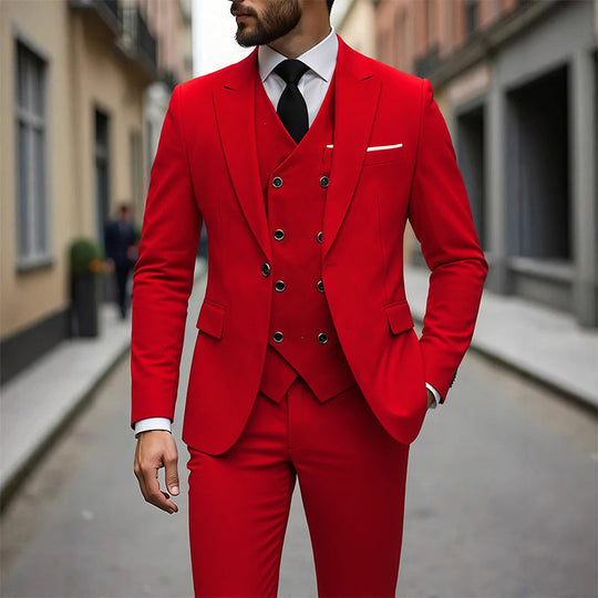 ⏳Time-Limited Special⏰Men's Slim-Fit 3-Piece Suit Set