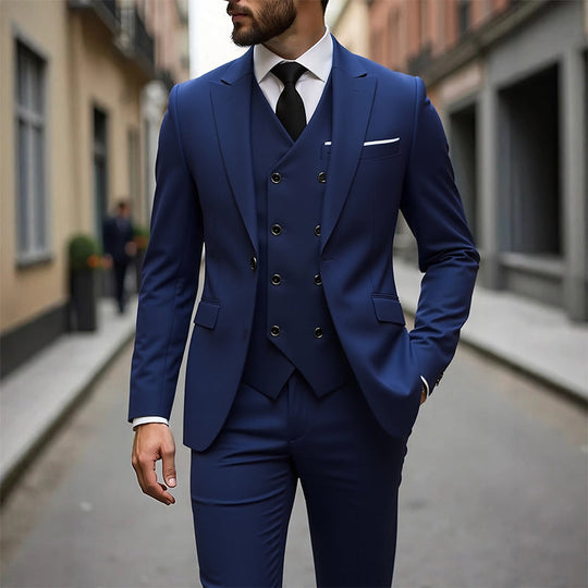 ⏳Time-Limited Special⏰Men's Slim-Fit 3-Piece Suit Set