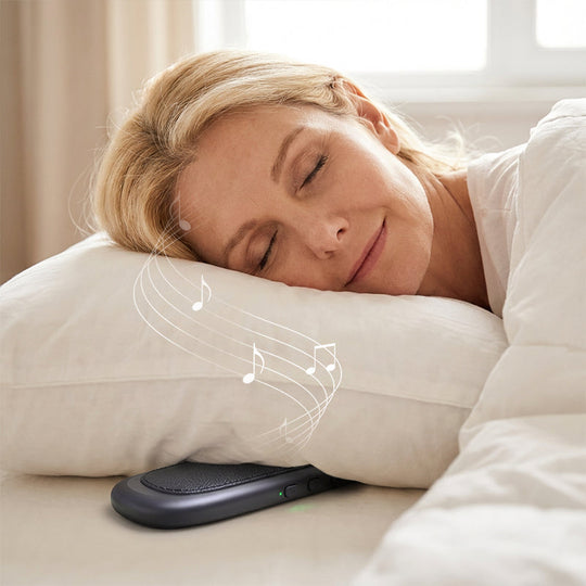 🛏️ 50% OFF NOW! 🔊 Bone Conduction Sleep Pillow Speaker – Private Audio, Comfortable Wear & Ultra-Thin Design for Restful Sleep 💤