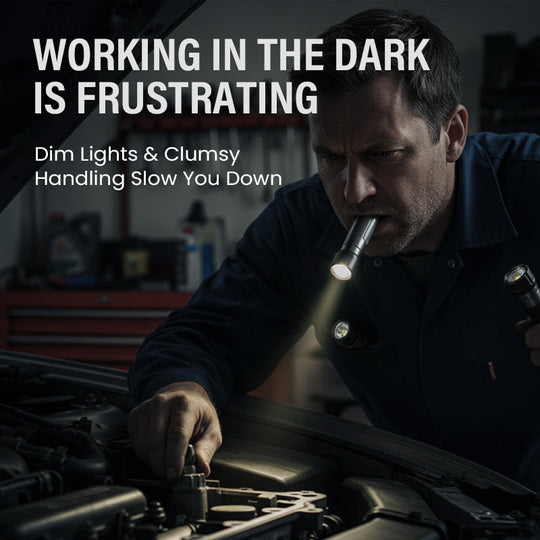 📢 Limited-time 50% off offer! 💡 4-in-1 Rechargeable Work Light – Hands-Free, Anywhere