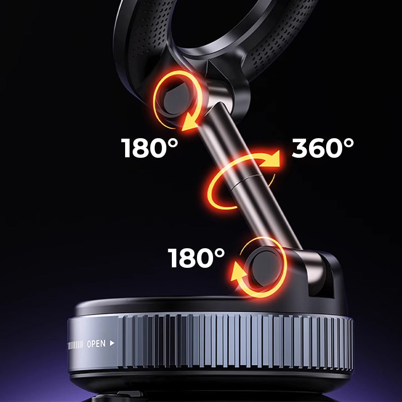 Support de téléphone magnétique pliable pour voiture