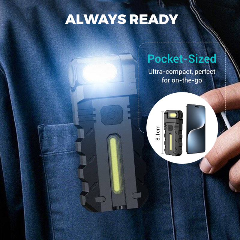 🔦  180° Rotating Head LED Work Light – Super Bright LED, 180° Adjustable Angle, Waterproof & Portable for Multi-Scene Use 💡