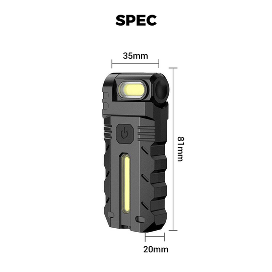🔦  180° Rotating Head LED Work Light – Super Bright LED, 180° Adjustable Angle, Waterproof & Portable for Multi-Scene Use 💡