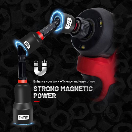 55-Piece Magnetic Impact Nut Driver Set