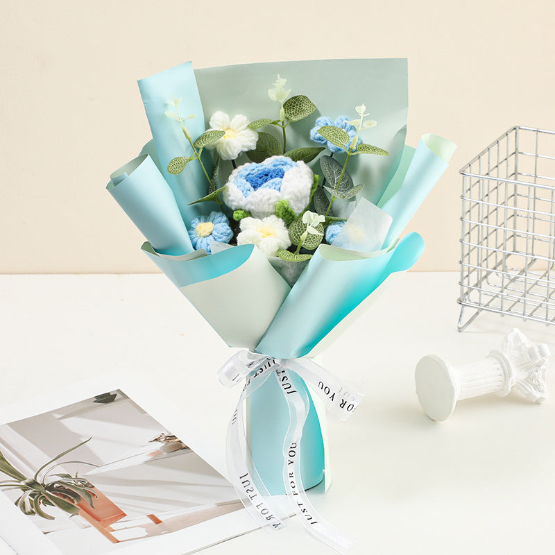 💕Offre spéciale Fête des Mères : 30 % de réduction !💕Bouquet de fleurs délicat au crochet fait main💐