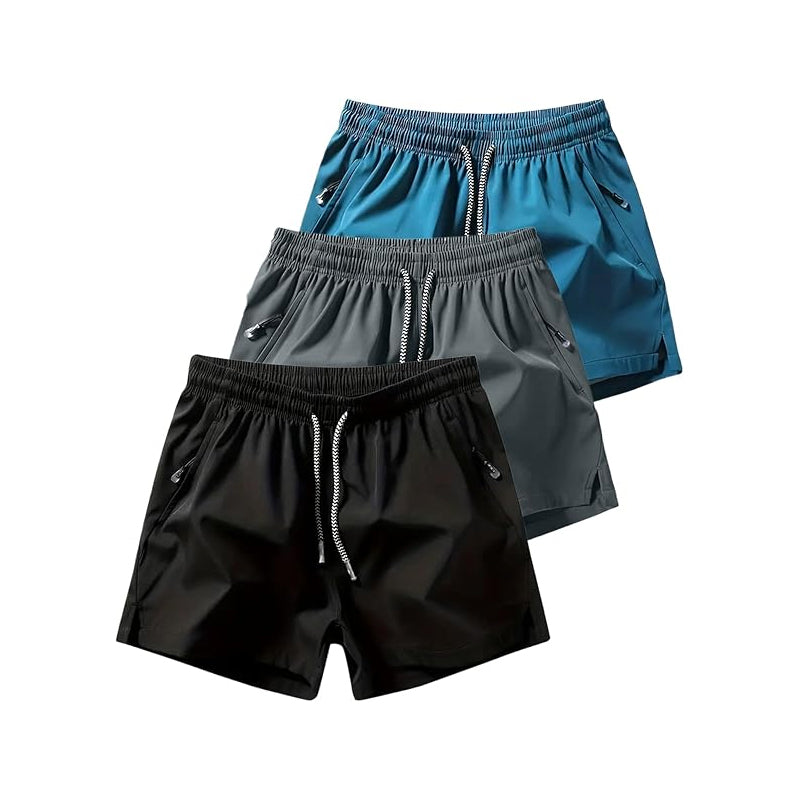 🏆 Beste verkoop 2026 | Sportshorts met sneldrogende technologie | Zakken met ritssluiting voor essentiële spullen 📱💨