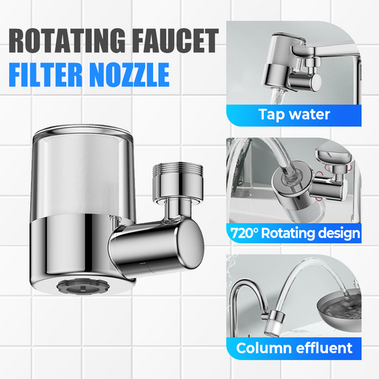 🥳VENTA CALIENTE 2026🥳💞¡Más de 50.000 vendidos!✨  💝Juego de boquillas de filtro para grifo universales con rotación de 720°