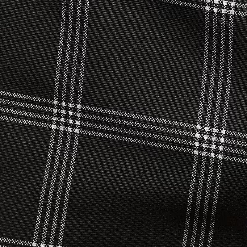 Men's Slim-Fit Plaid Trousers