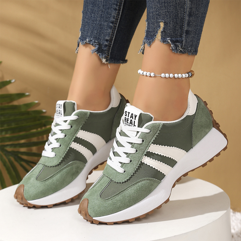 Zapatillas gruesas antideslizantes informales para mujer