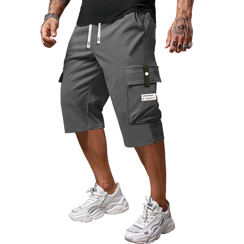 ⏳LETZTER TAG: 50% RABATT!!📢Lässige Capri-Cargohose mit Kordelzug für Herren