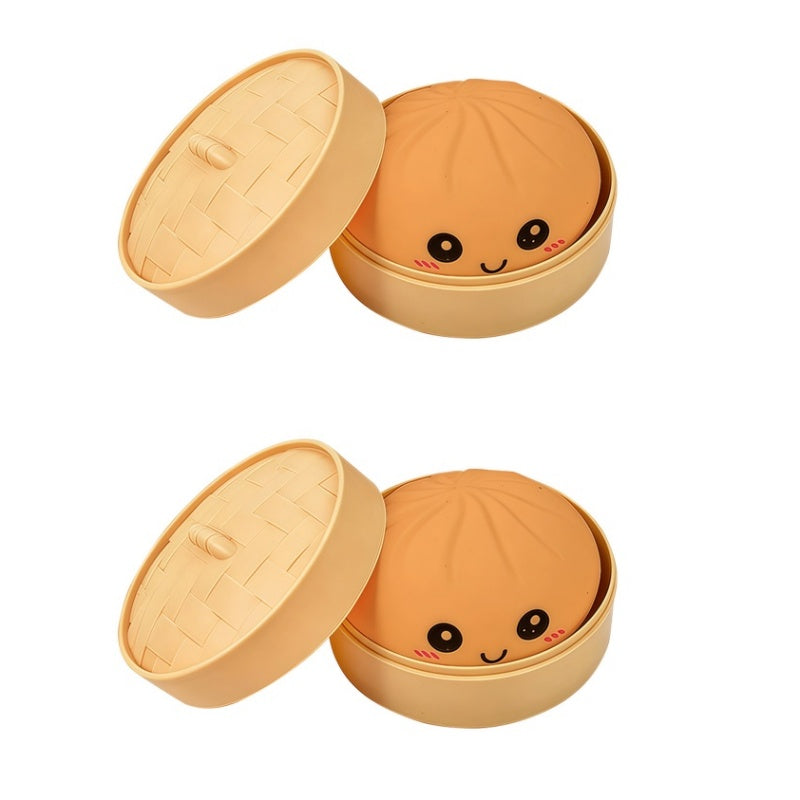 Schattig knijpspeeltje met stoomboot