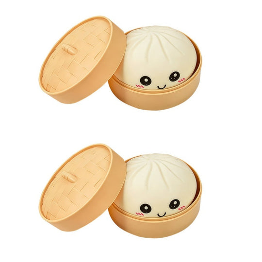 Schattig knijpspeeltje met stoomboot
