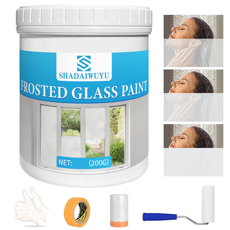 🎁 ¡50% DE DESCUENTO! 🔥 Pintura para vidrio esmerilado 2026 – Secado rápido, resistente al agua &  Elegante efecto esmerilado 🌫️✨