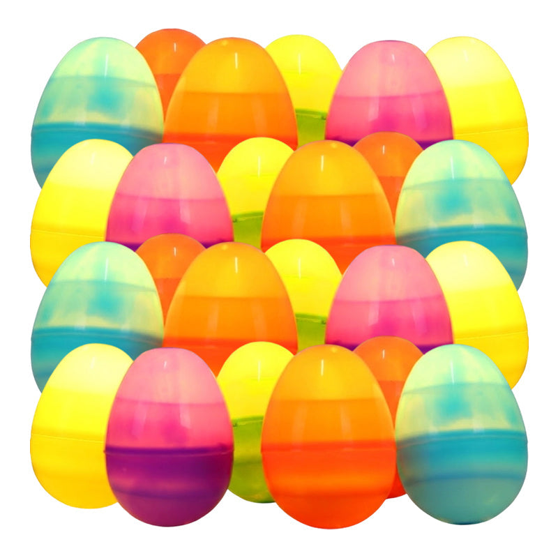 Uova di Pasqua illuminate con candele LED
