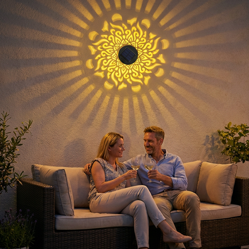 💡💓Surprise Price🔥Solar-Powered Mandala Projector Light🎁🏠