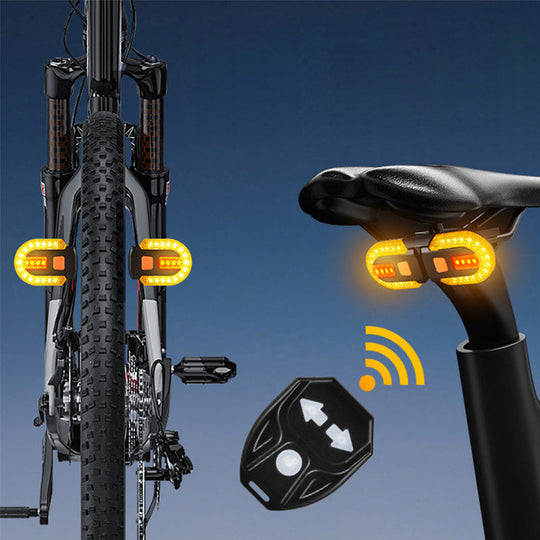 Cykel Trådlös Fjärrkontroll Vänd bakljus