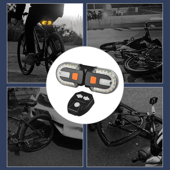 Cykel Trådlös Fjärrkontroll Vänd bakljus