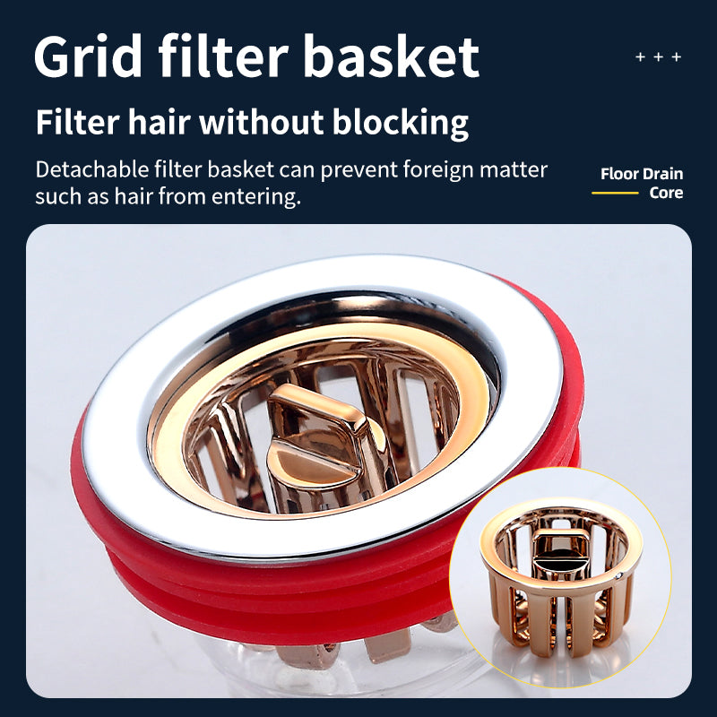 Magnetic odor-blocking insert for floor drain