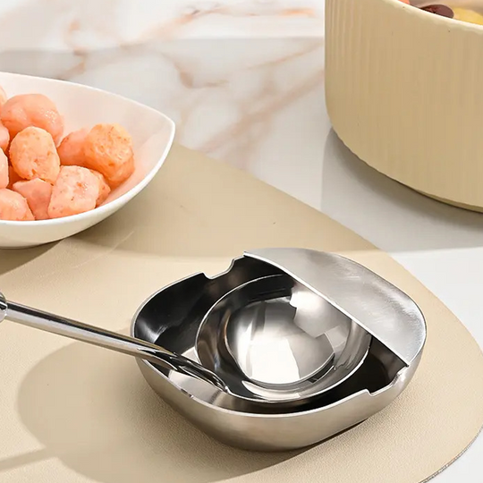 💎 ¡50% de descuento! 💎 Reposacucharas de acero inoxidable: inoxidable y antigoteo &  Imprescindible para ahorrar espacio en la cocina 🥄✨