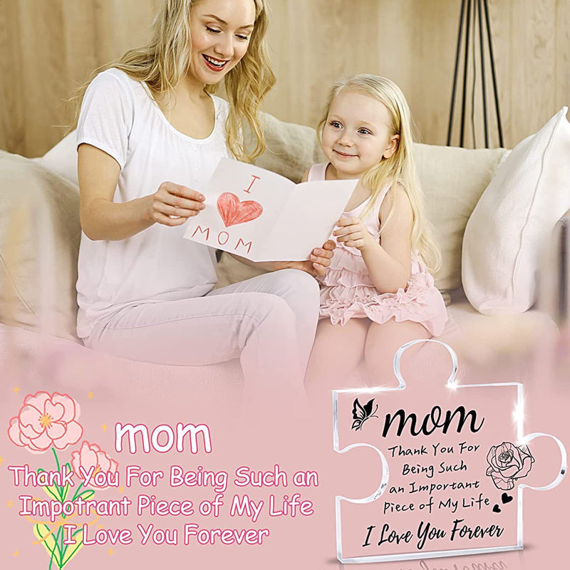 💕Oferta especial do Día da Nai: 9,99 €!!💐Agasallo de agradecemento acrílico transparente para os seres queridos