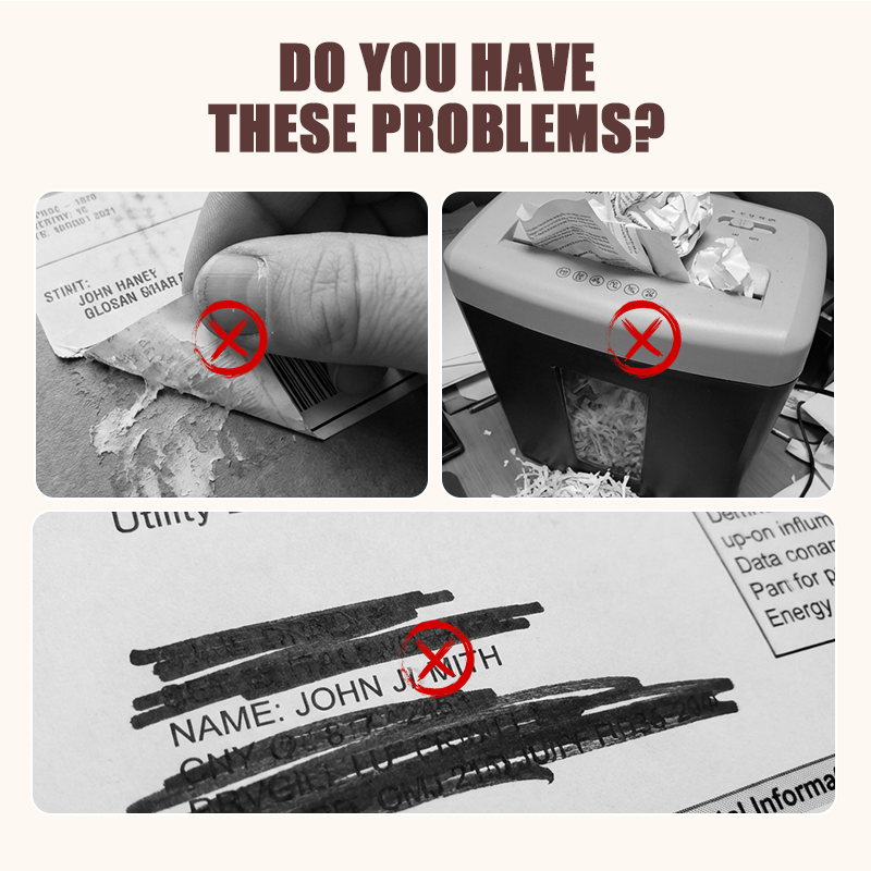 🥳2026 HOT SALE🥳💞50K+ SOLD!🛡️✉️ 50% OFF! Privacy Roller Stamp – Hide personal info instantly. No shredding needed. Refillable & portable. 🔏✨