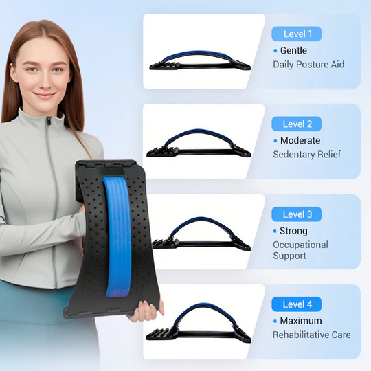 🎁2026 New Arrivals 50% OFF💥Magnetic Lumbar Stretcher – Acupressure Massage, Portable Design & Relieves Back Pain ✨