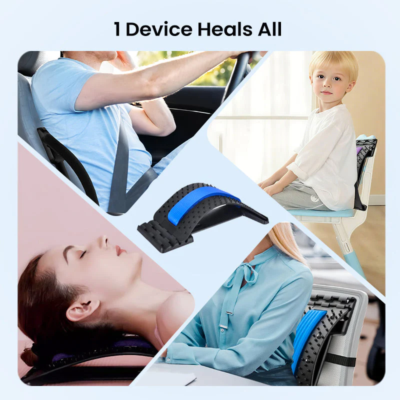 🎁2026 New Arrivals 50% OFF💥Magnetic Lumbar Stretcher – Acupressure Massage, Portable Design & Relieves Back Pain ✨
