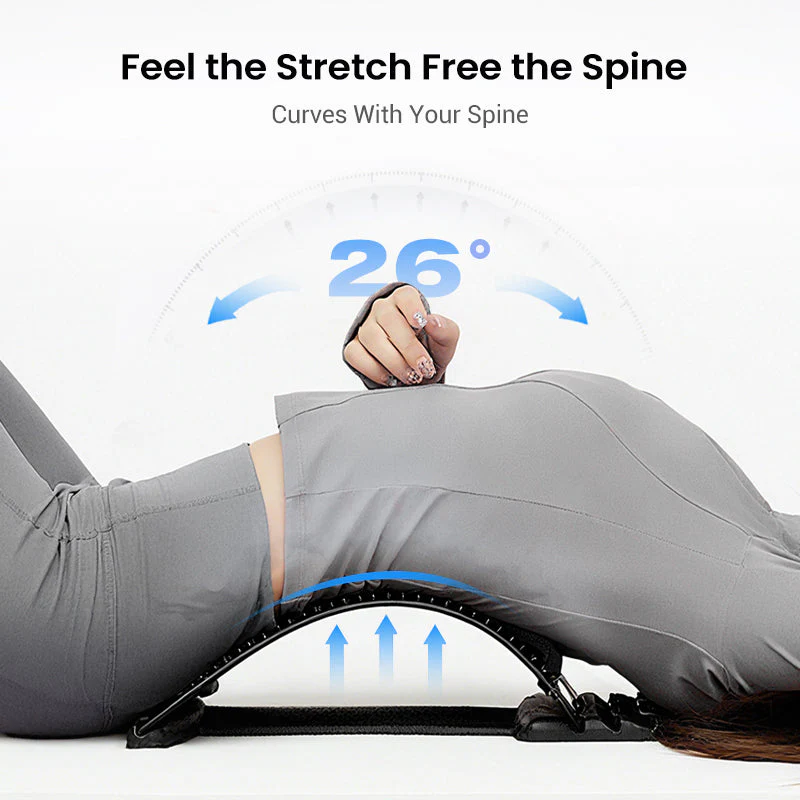 🎁2026 New Arrivals 50% OFF💥Magnetic Lumbar Stretcher – Acupressure Massage, Portable Design & Relieves Back Pain ✨