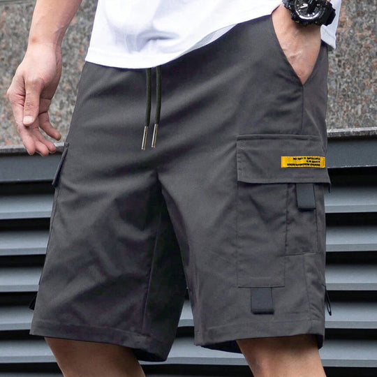 🌞Frühlingsangebot: 50 % Rabatt!✨Lässige Herren-Cargoshorts mit Kordelzug – Praktische Mehrzwecktaschen, verstärkte Nähte &  lockere Passform