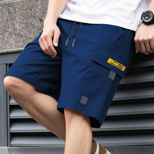 🌞Frühlingsangebot: 50 % Rabatt!✨Lässige Herren-Cargoshorts mit Kordelzug – Praktische Mehrzwecktaschen, verstärkte Nähte &  lockere Passform