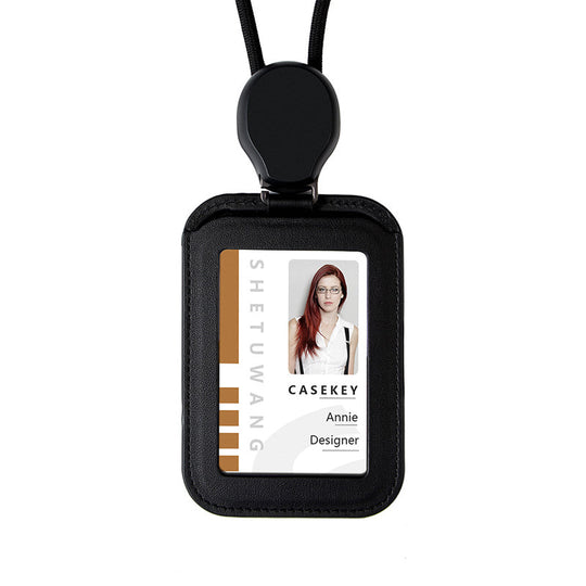 Retractable ID Badge Holder with Lanyard