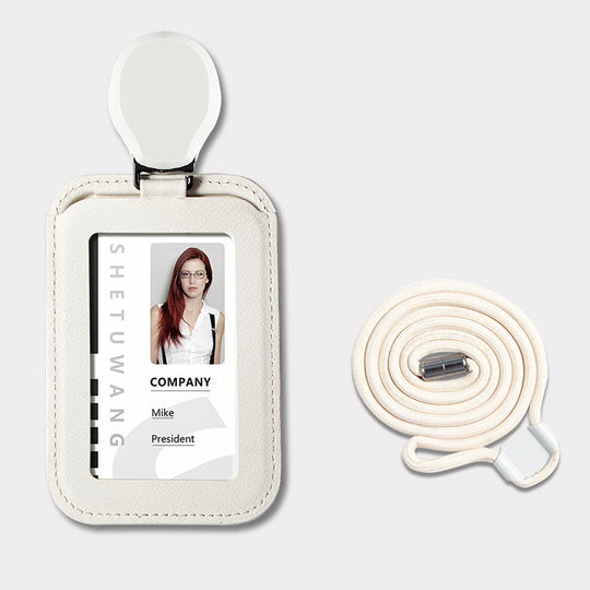 Retractable ID Badge Holder with Lanyard