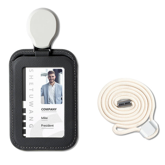 Retractable ID Badge Holder with Lanyard