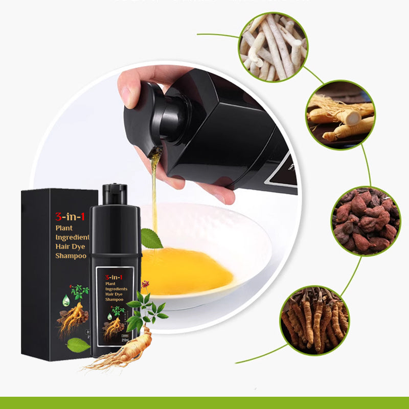 Your Hair Will THANK YOU! 🌿 Plant Ingredients Black Dye Shampoo