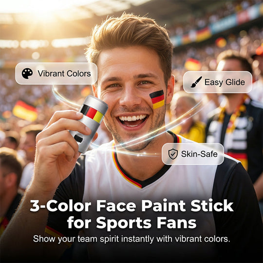 Bâton de peinture pour le visage du drapeau national pour les fans de sport