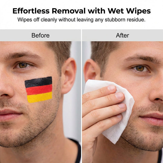 Bâton de peinture pour le visage du drapeau national pour les fans de sport