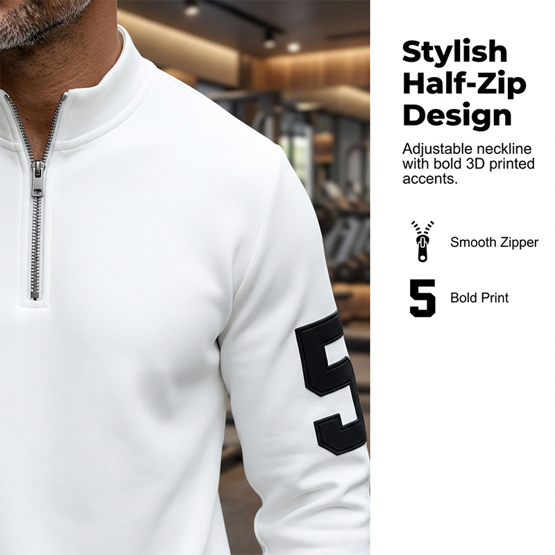 👕 50% OFF NOW! 🔥 Men's Half-Zip Top & Pants 2-Piece Set – Stylish Design, Comfortable Fit & Perfect for Casual Wear 👖